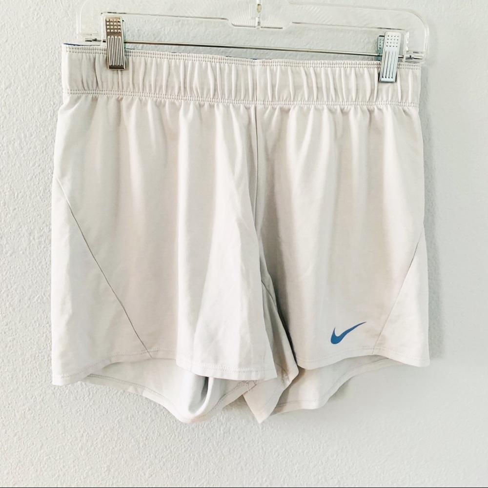 Nike Gray Dri Fit Athletic Workout Shorts Sz Small